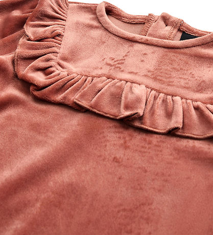 Petit by Sofie Schnoor Klänning - Velour - Dee - Rust Utg