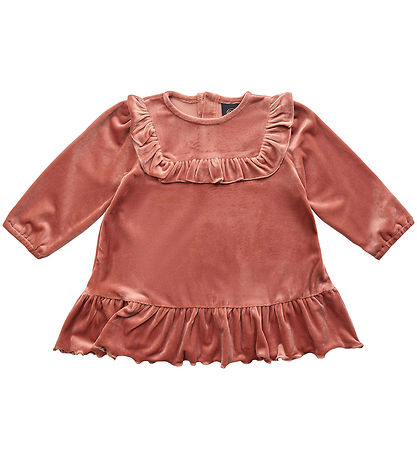 Petit by Sofie Schnoor Klänning - Velour - Dee - Rust Utg