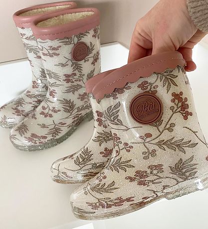 Petit Town Sofie Schnoor Rubber Boots w. Lining - Antique White/
