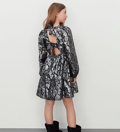 Sofie Schnoor Mädchen Kleid - Schwarz/Silber