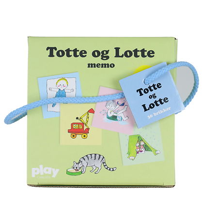 Forlaget Carlsen Memory Game - Totte and Lotte - 30 Bricks
