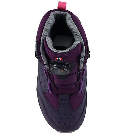 Viking Winter Boots - Espo High 2 WP Boa - Aubergine/Magenta