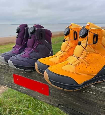 Viking Winter Boots - Espo High 2 WP Boa - Aubergine/Magenta