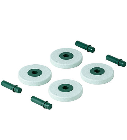 MODU 4x Foam Wheels - 4-Pack - Ocean Mint/Front Green