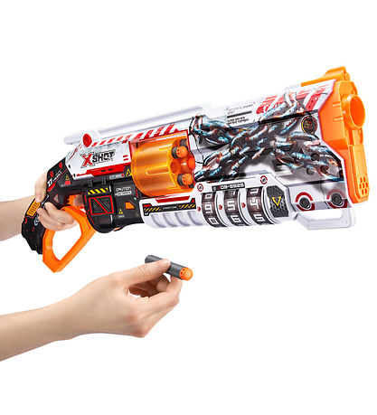 X-SHOT Foam Gun - Skins Lock Blaster w. Foam Arrows