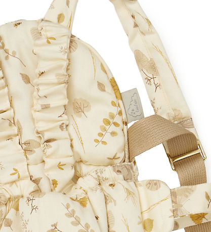 Cam Cam Baby Carrier to Dolls - Beige w. Leaves/Butterflies