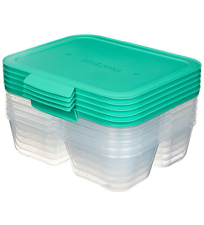 Sistema Aufbewahrungsboxen - 5er-Pack - Nest It - 1,9 L - Türkis
