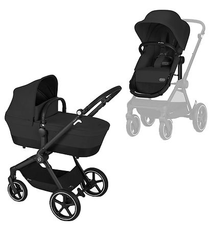 Cybex Stroller/Pram - Eos Lux - 2-I-1 - Moon Black