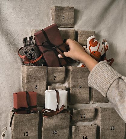 ferm Living Advent Calendar - Pine - Maxi - Natural
