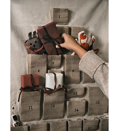 ferm Living Advent Calendar - Pine - Mini - Natural