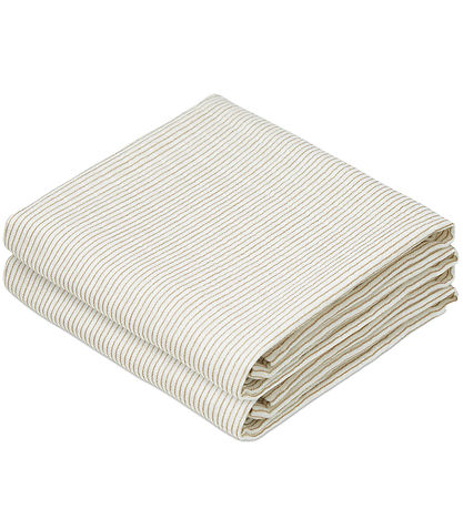 Cam Cam Spucktücher - 70x70 cm - 2er-Pack - Classic+ Streifen Ca