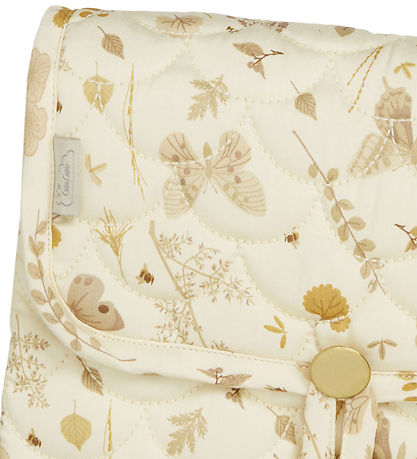 Cam Cam Changing Mat - 70x44 cm - Beige w. Leaves/Som