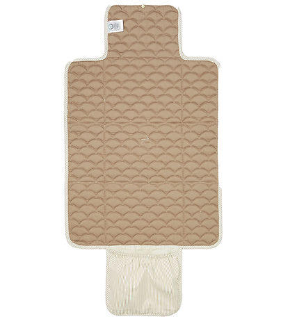 Cam Cam Changing Mat - Classic+ Stripes Camel