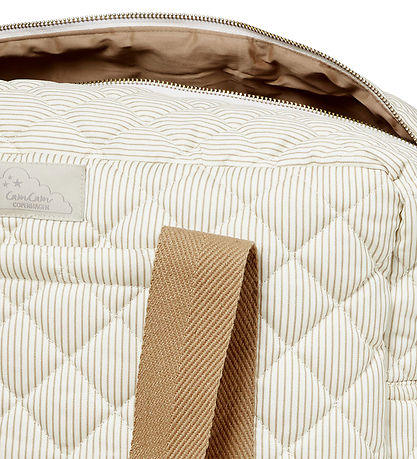 Cam Cam Changing Bag - Large - Classic+ Stripes Camel