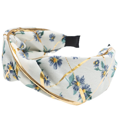 Little Wonders Diadem - Lily - Vit Blommig/Guld