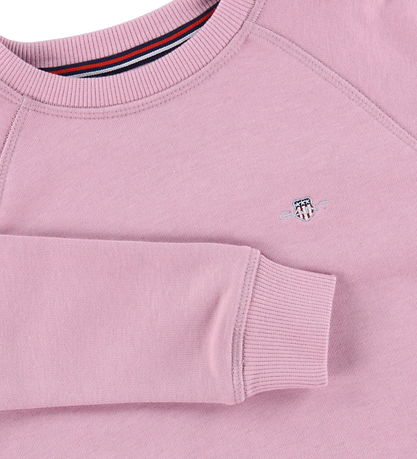 GANT Peysa - Shield - Lilac Lavender