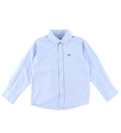 GANT Skyrta - Shield Oxford - Capri Blue