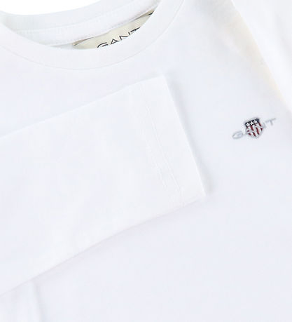 GANT Bluse - Shield - Weiß