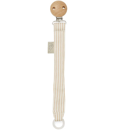 Cam Cam Dummy Clip - Classic+ Stripes Camel