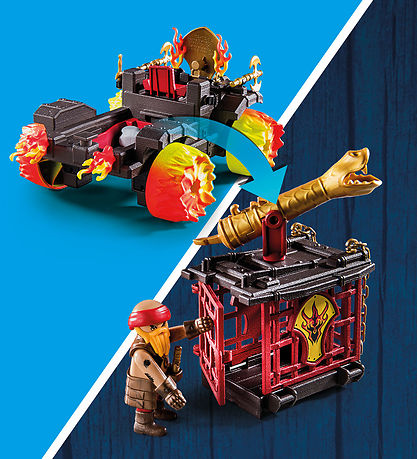 Playmobil Novelmore - Burnham Raiders Feuerpanzer - 71299 - 46 D