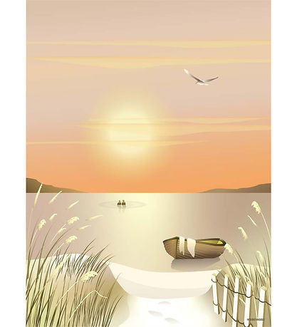 Vissevasse Veggspjald - 50x70 cm - Dunes