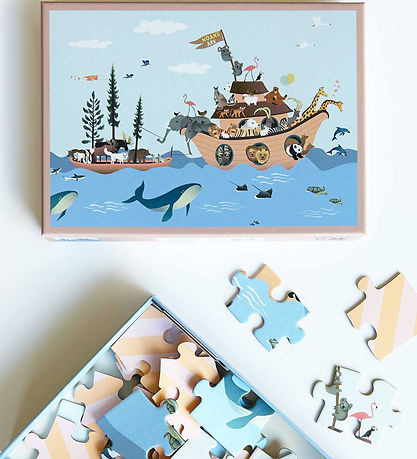 Vissevasse Jigsaw Puzzle - 30x40 cm - 42 Bricks - Noah's sheets