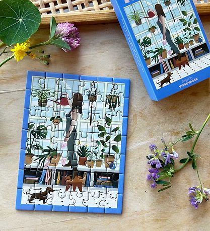 Vissevasse Jigsaw Puzzle - Mini - 10x13 cm - 42 Bricks - Plant L