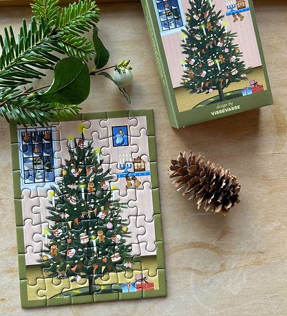Vissevasse Jigsaw Puzzle - Mini - 10x13 cm - 42 Bricks - Christm