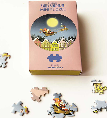Vissevasse 직소 퍼즐 - 미니 - 11x11cm - 31개 - 산타 & 루
