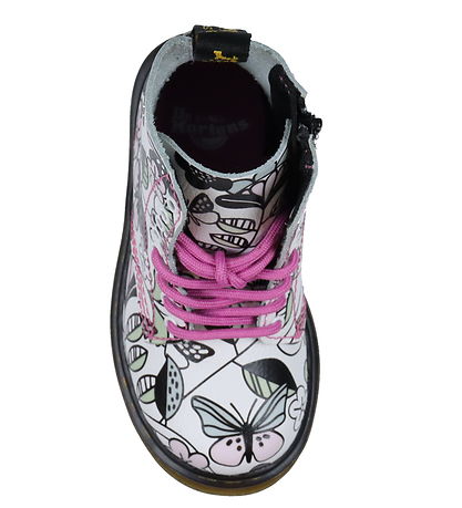Dr. Martens Kängor - 1460 T - White Äng Tryck Athena