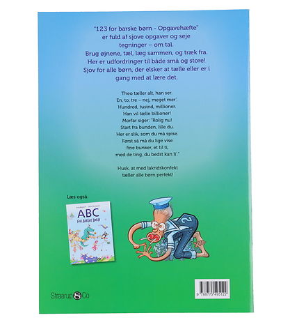 Straarup & Co Book - 123 Lining Basque kids - Exercise book - Da