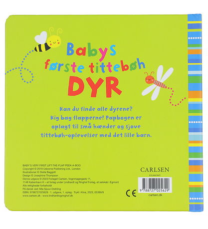 Forlaget Carlsen Book - Baby's First Tittebøh - Animals - Danish