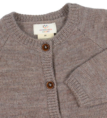 Copenhagen Colors Cardigan - Wool - Natural Melange