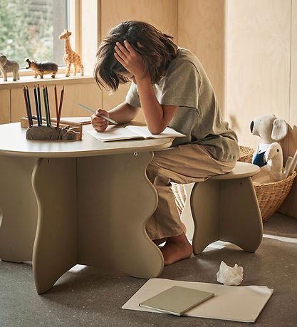 ferm Living Hocker - Slope - Kaschmir