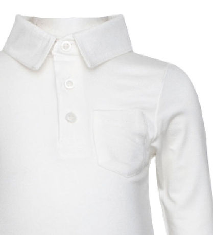 Little Wonders Shirt Bodysuit l/s - David - Off White