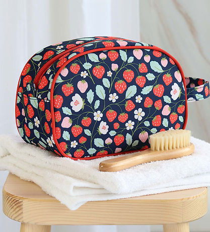 A Little Lovely Company Toiletry Bag - Strawberries