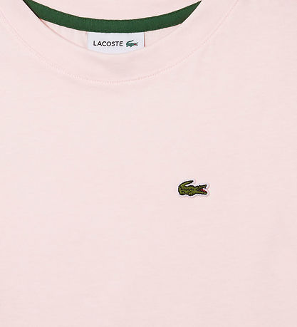 Lacoste Stuttermabolur - Bleikt