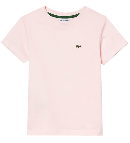 Lacoste Stuttermabolur - Bleikt
