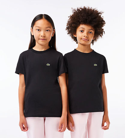 Lacoste Stuttermabolur - Svart