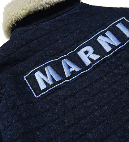 Marni Jeansjacka m. Foder - Marinblå