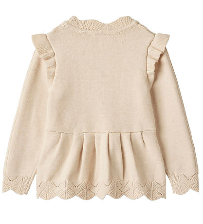 Fliink Blouse - Knitted - Viscose - Alilly Peplum - Sandshell