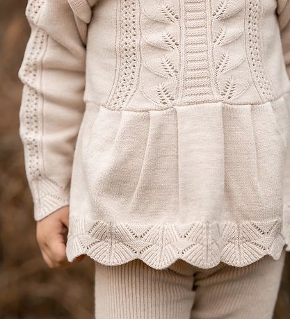 Fliink Blouse - Knitted - Viscose - Alilly Peplum - Sandshell