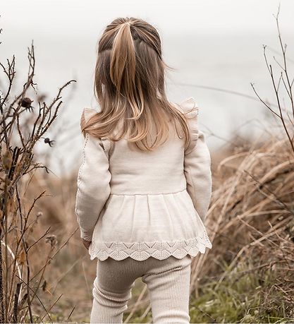 Fliink Blouse - Knitted - Viscose - Alilly Peplum - Sandshell