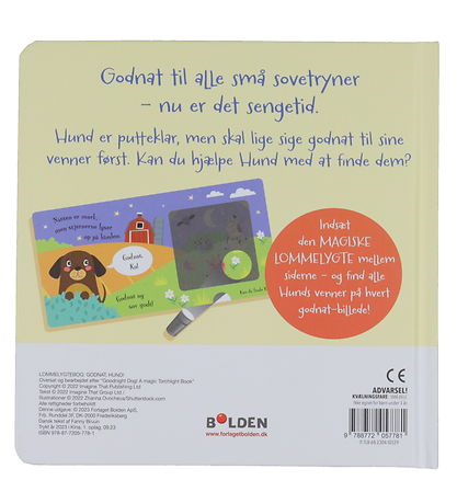 Forlaget Bolden Bók - Góða nótt, Hundur - Töfrabrögð Vasaljós-Bó