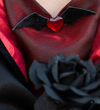Déguisement Great Pretenders - Robe de vampire - Noir/Rouge