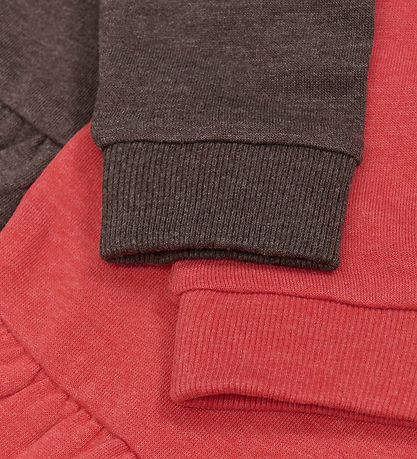 Minymo Sweatkleider - 2er-Pack - Tomatenpüree