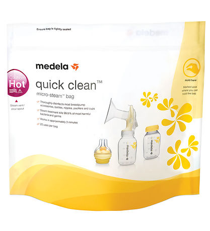 Medela Poser for mikrobølgeovn - Quick Clean - 5 stk.