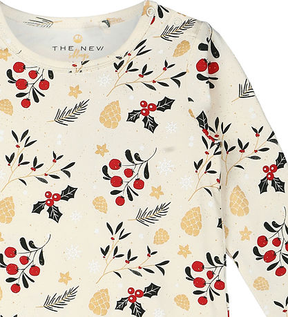 The New Siblings Jumpsuit - TnsHoliday - Ecru w. Print