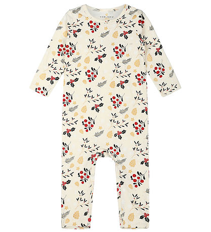 The New Siblings Jumpsuit - TnsHoliday - Ecru w. Print