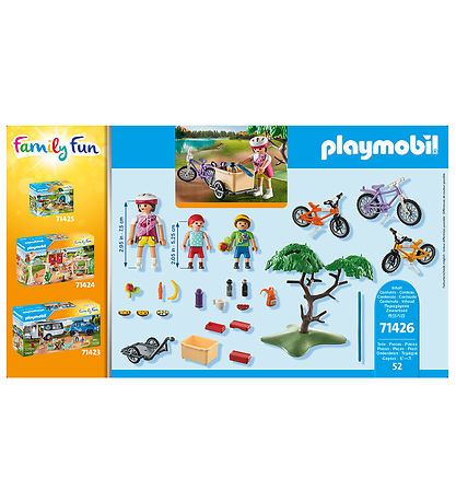 Playmobil Family Fun - Randonne VTT - 71426 - 52 Parties